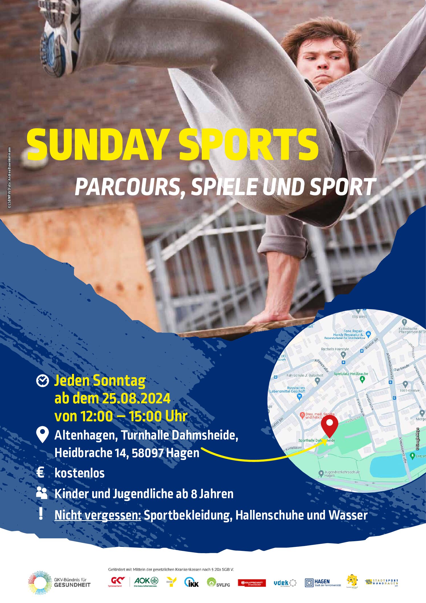 Sunday Sports - Parcours, Spiele und Sport (ab 8 J.)